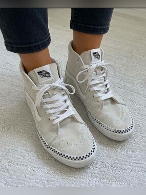 Vans Sk8-Hi Tapered White/Silver Sneakers